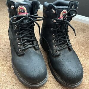 Men’s Black Steel Toe Brahma Boots